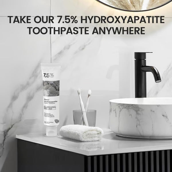 š„Fluoride-Free Hydroxyapatite Enamel Repairing Breath Freshening Whitening Toothpaste