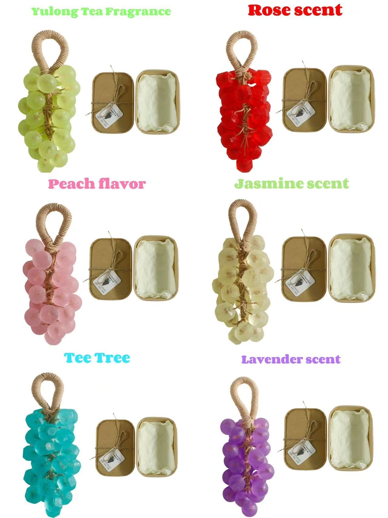 š„Christmas Saleš„Personalized Original Handmade Crystal Grape Soap Gentle Cleansing Soap
