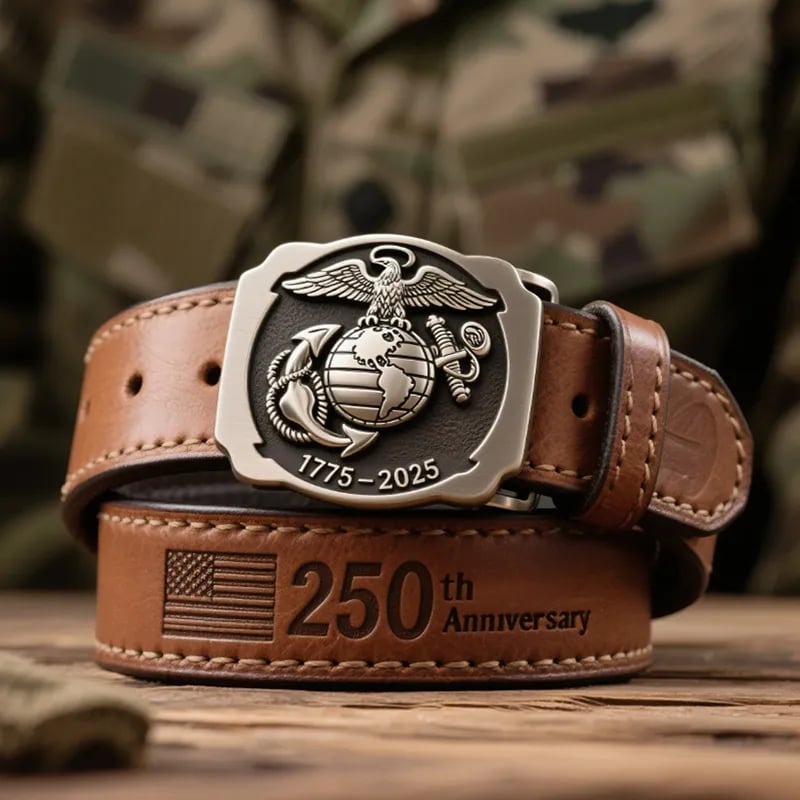 🔥Hot Sale 49% OFF – US Marine Corps 250th Anniversary Belt
