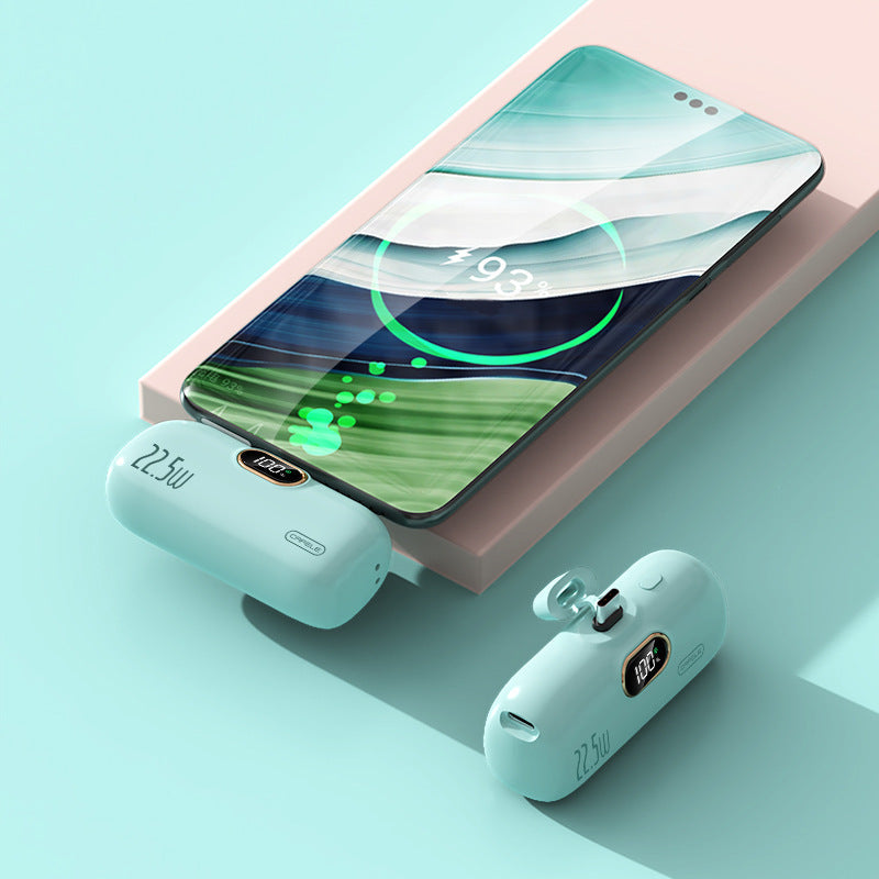 🎉⏰5000mAh Mini Portable Charger Power Bank for phone🔋