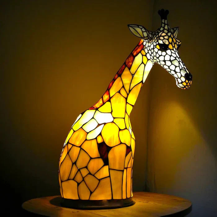 Stained Glass Animal Lamp for Unique Home Decor