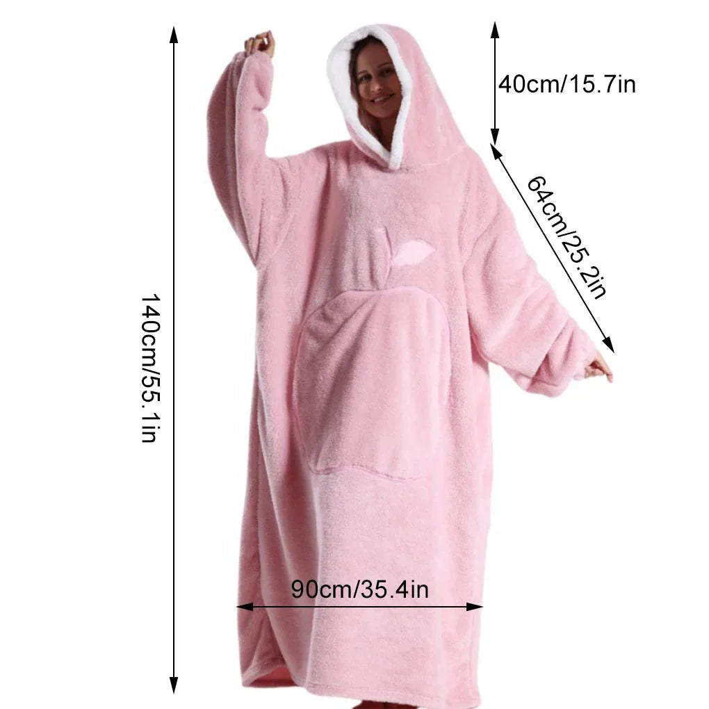 KUSCHELHOOD – Oversized Fleece Hoodie for Ultimate Comfort