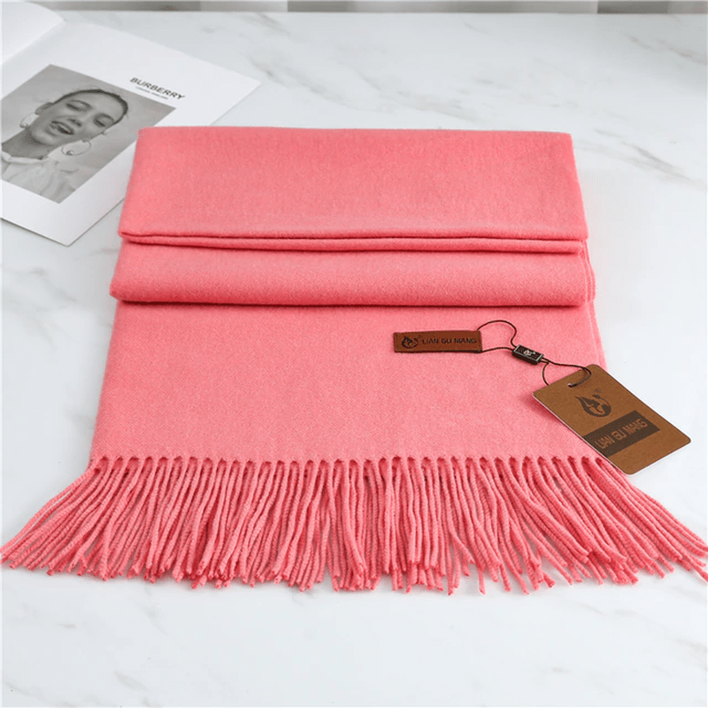 Niki | Cashmere Scarf with Tassels for Warmth and Elegance