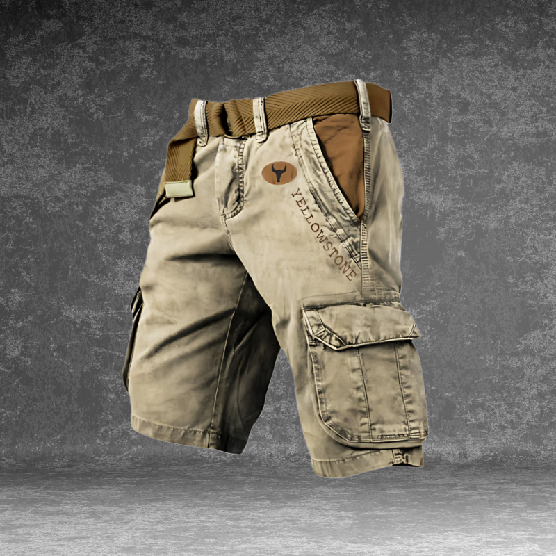 Men's Durable Cargo Shorts with Ample Pockets