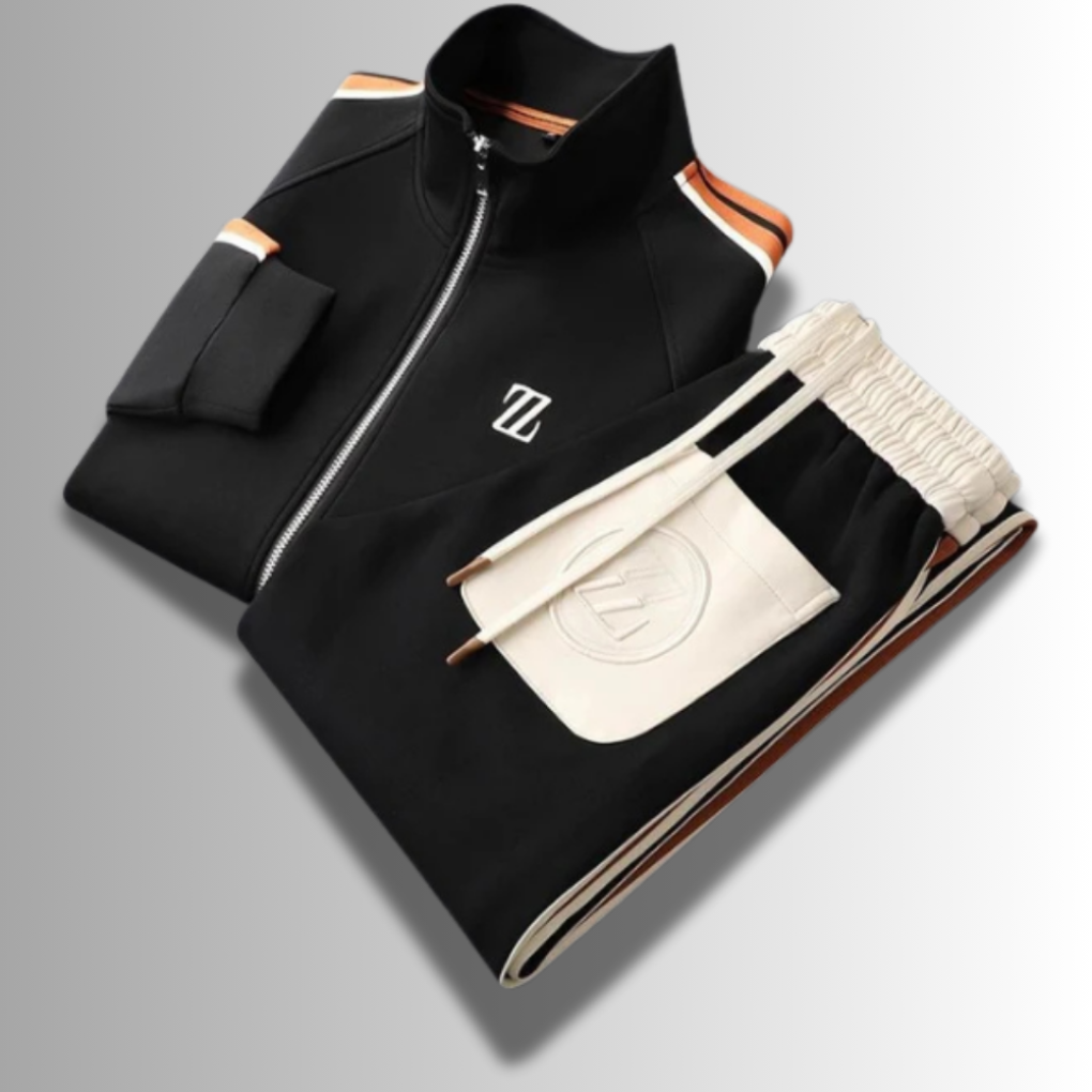 Comfortable Emblem Tracksuit Set