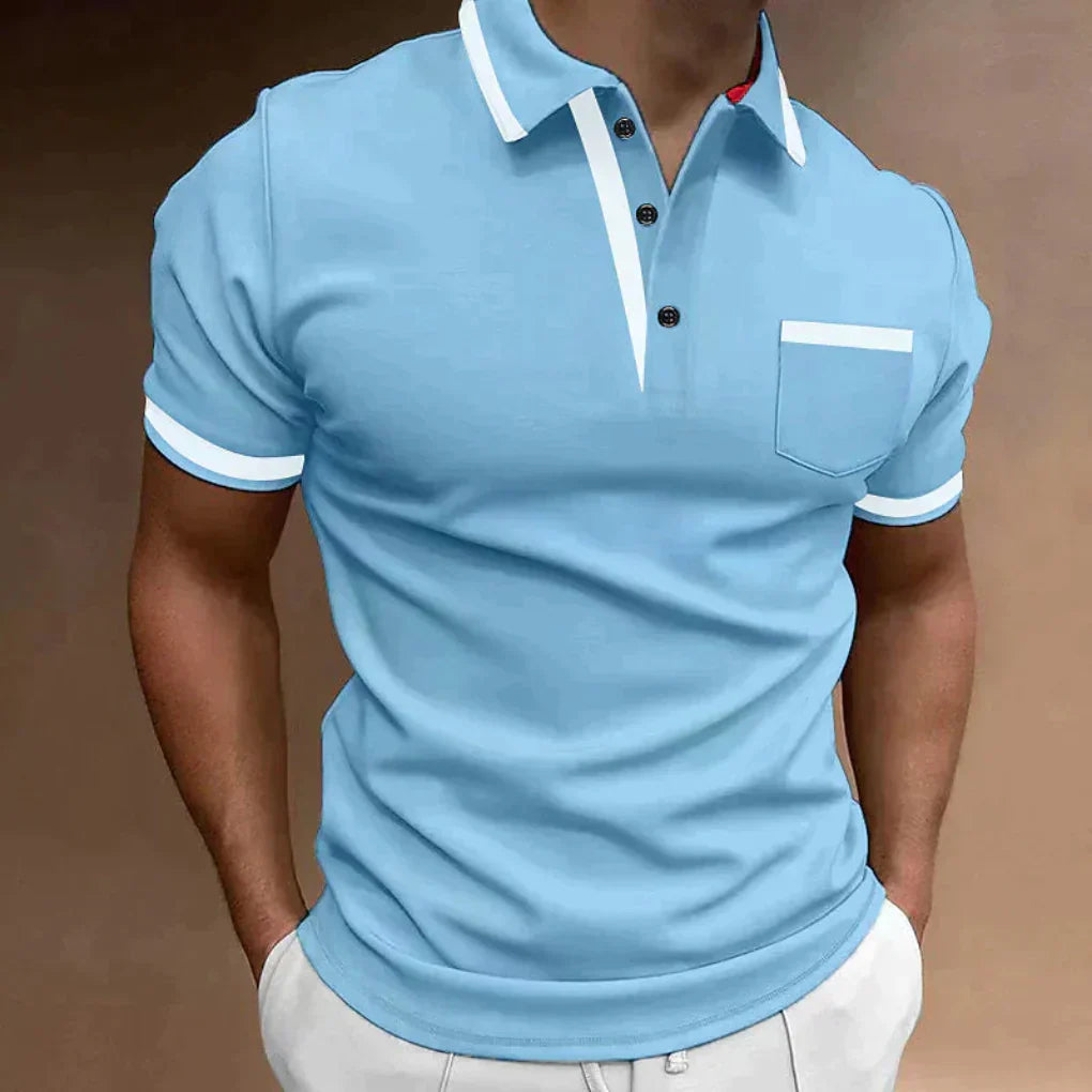 Comfortable Classic Pocket Polo