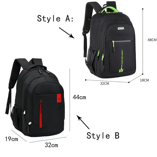 Niki | Men's Multi-Compartment Water-Repellent Backpack