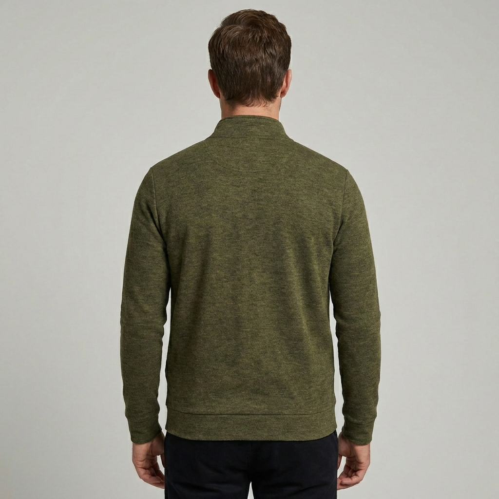 Men's Zip Front Casual Bomber Jacket