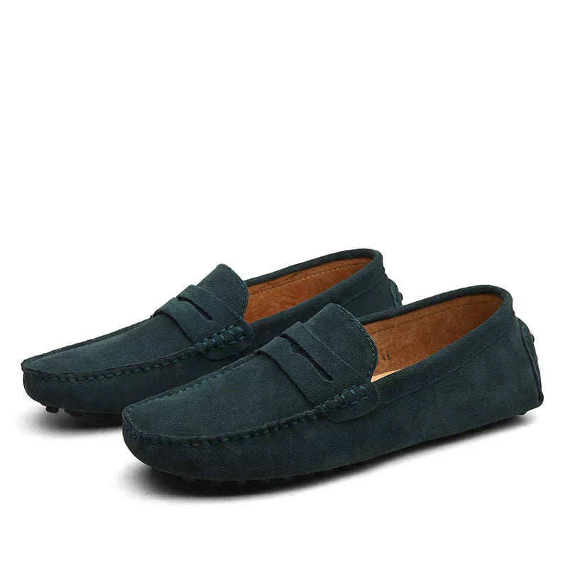 Genuine Suede Driving Shoes - Italian Inspired