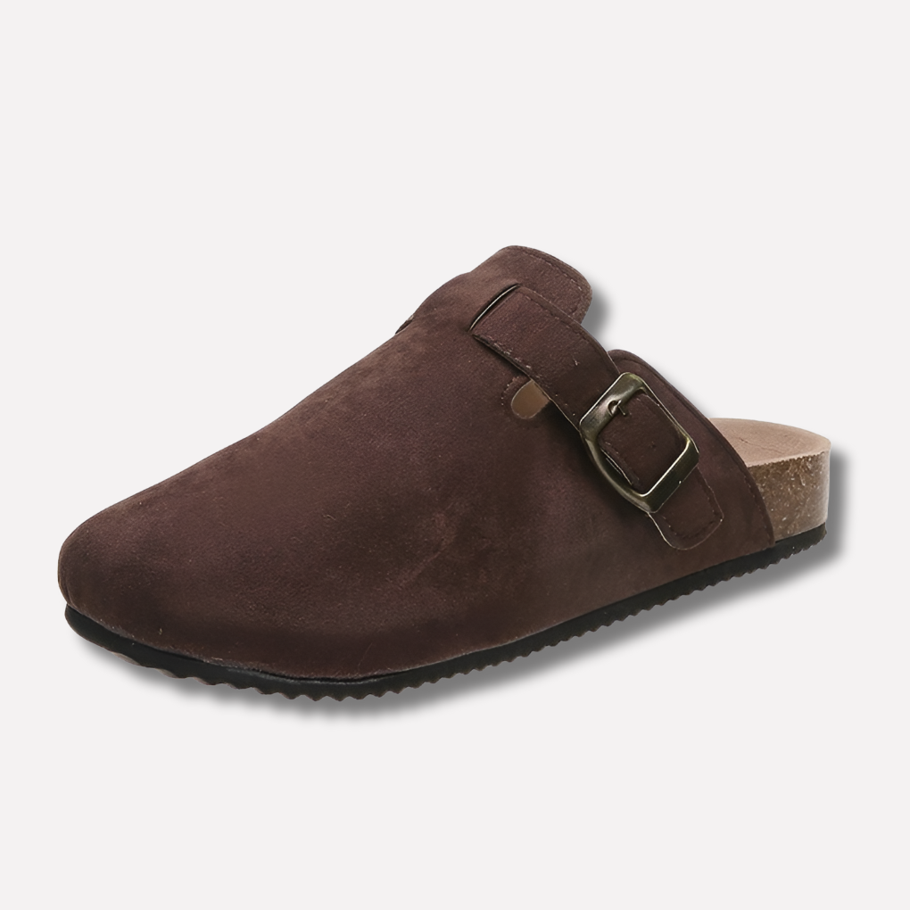Niki | Comfortable Slip-On Clogs with Buckle Detail