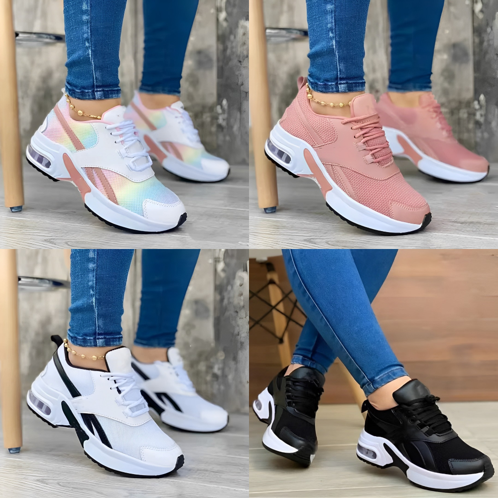 Women's Cushioned Sneakers for Casual Comfort