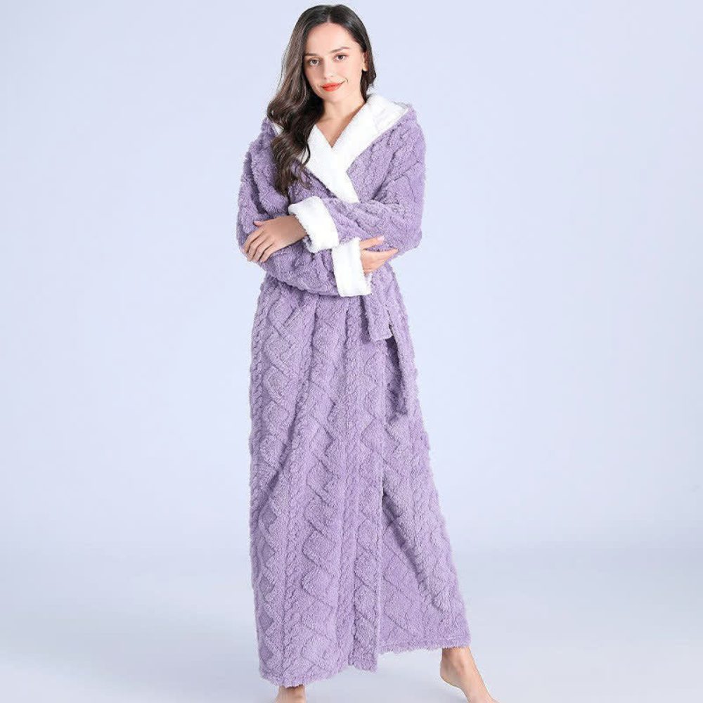 Niki | Full Length Hooded Robe for Ultimate Comfort