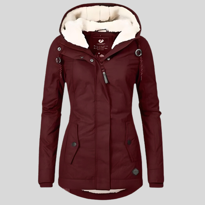 Niki | Warm Sherpa Lined Waterproof Parka