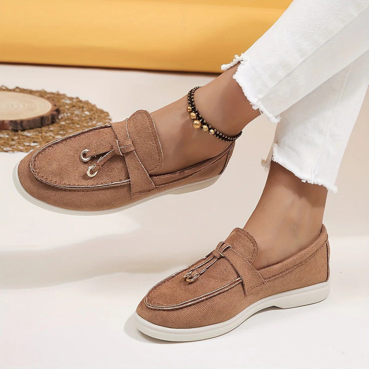 Chic Tassel Comfort Loafers