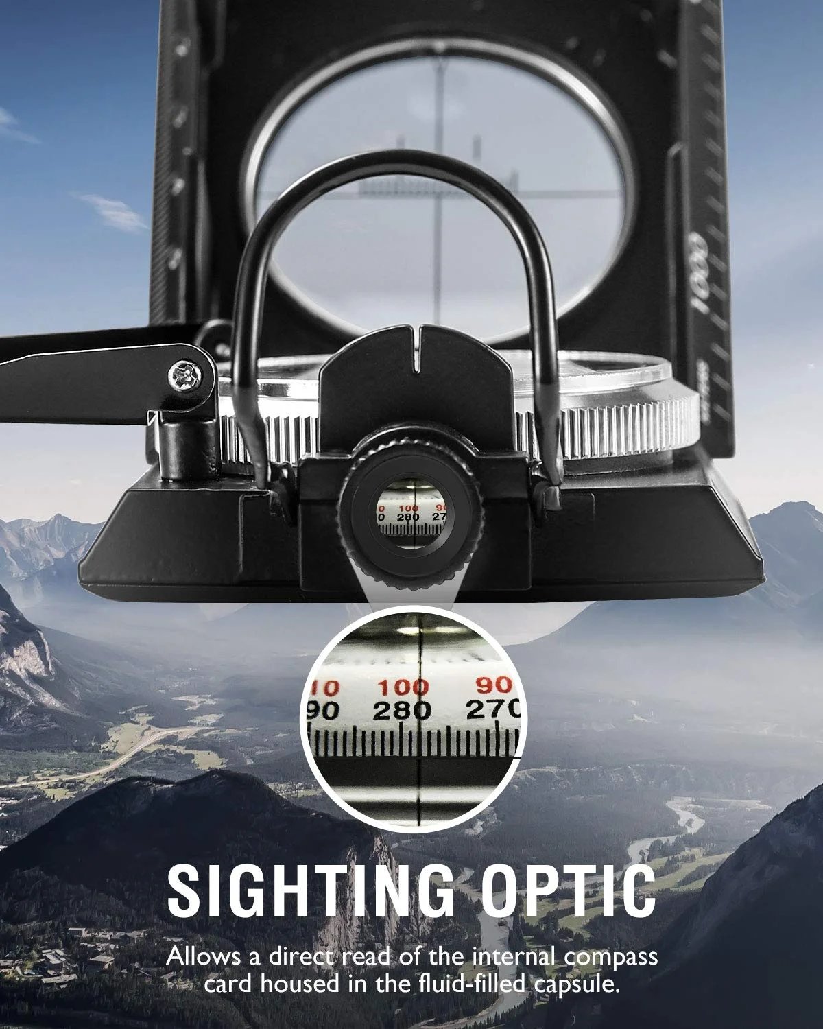🔥Christmas Hot Sale 49% OFF🎁Multifunctional Military Aiming Navigation Compass Compass
