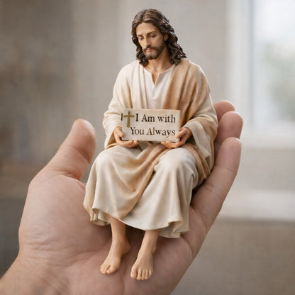 🔥Hot Sale 49% OFF -✨Handcrafted Jesus Figurine✝️Serene Desk Companion🙏