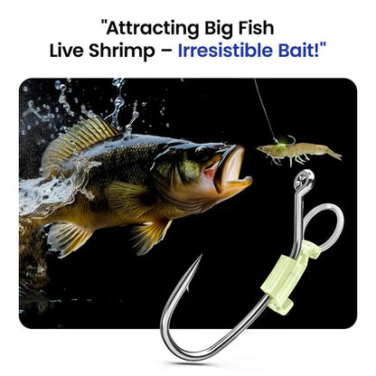 Eettsy Luminous Live Shrimp Hooks