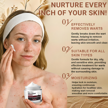 Black Rice Skin Repair Cream ⚕️ FDA Certified – Targets Warts, Psoriasis & Pigmentation