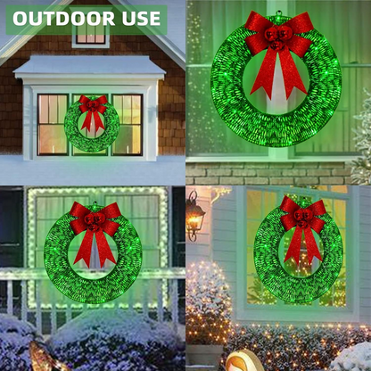 Light-Up Christmas Wreath – Holiday Door Decor 🎄✨
