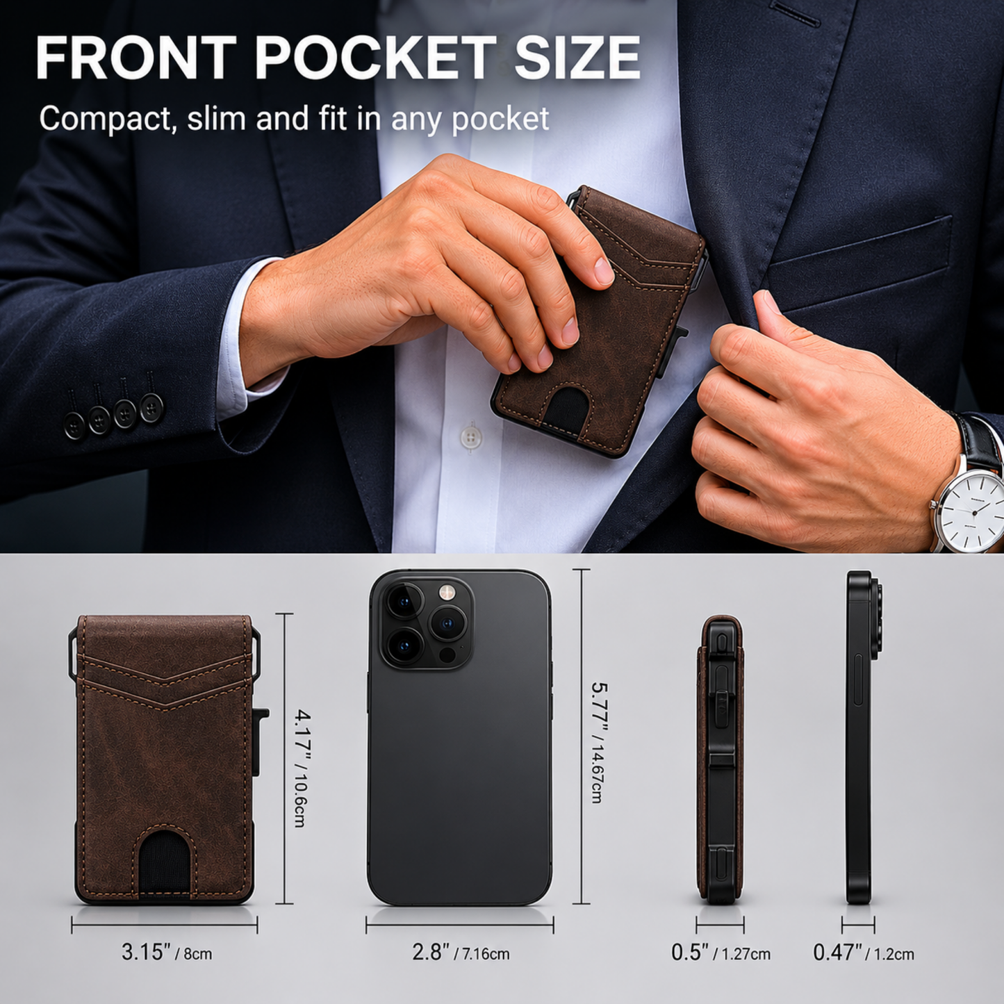 VeyVault® Minimalist Wallet - Maximum Capacity. Minimal Footprint.