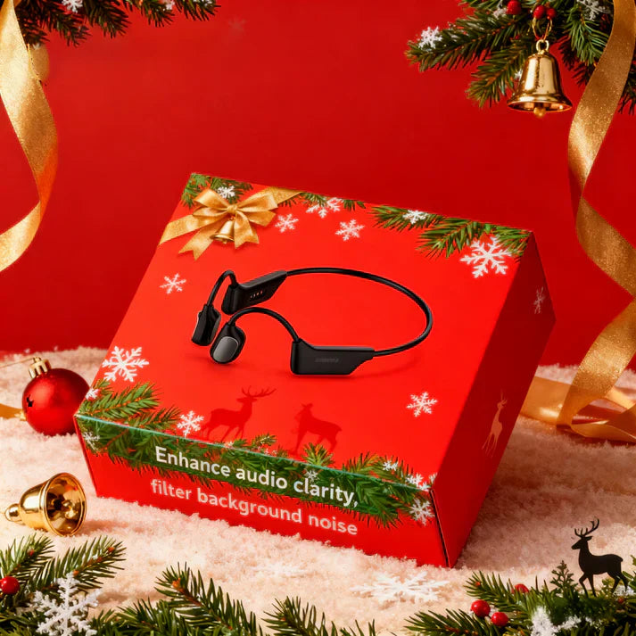 Feel the Joy. Shop the Season 🎄💖 💥 LIMITED TIME OFFER!🔥 Bone Conduction Smart Hearing Aid Bluetooth Earphones