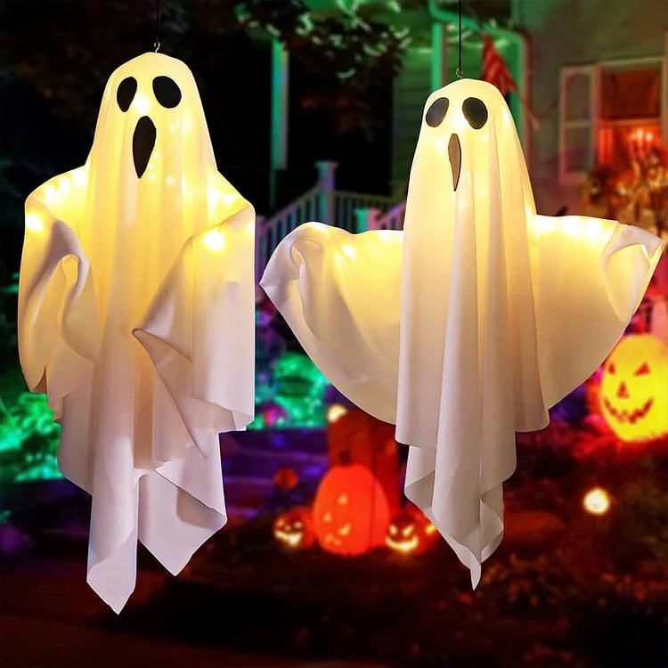 👻👻Halloween Glowing Ghost Chandelier