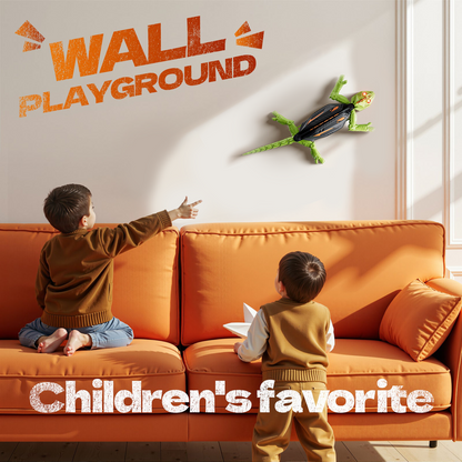 🔥Wall Crawler Gecko - LED RC Toy for Indoor Family Fun & Prank Gifts