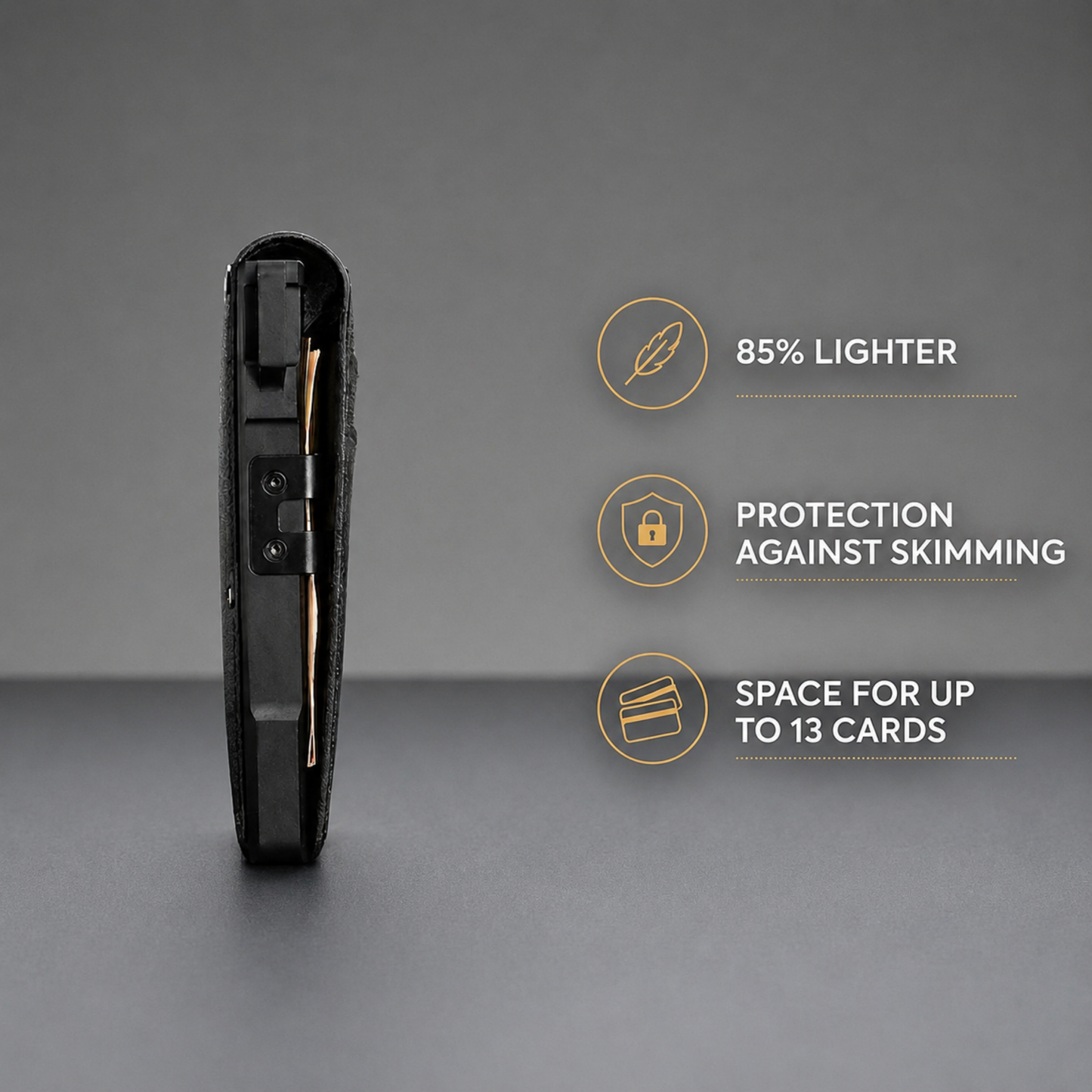 VeyVault® Minimalist Wallet - Maximum Capacity. Minimal Footprint.