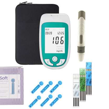 3 In 1 Multifunctional Health Monitor (Cholesterol, Glucose & Uric Acid)