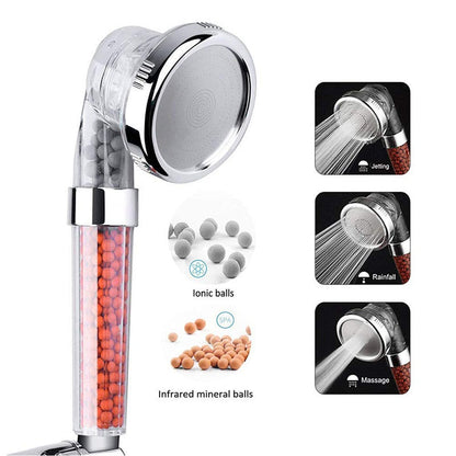Luxury 3-Setting High-Pressure Shower Head