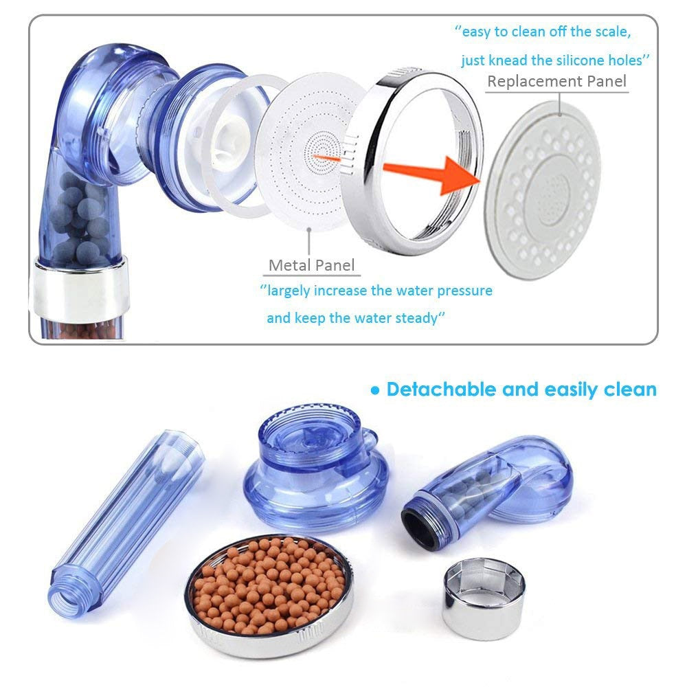 Luxury 3-Setting High-Pressure Shower Head