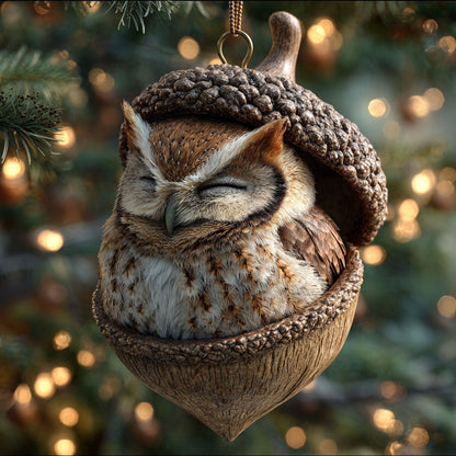 🌰 Woodland Friends Acorn Ornaments – Rustic Forest Holiday Decor 🌲