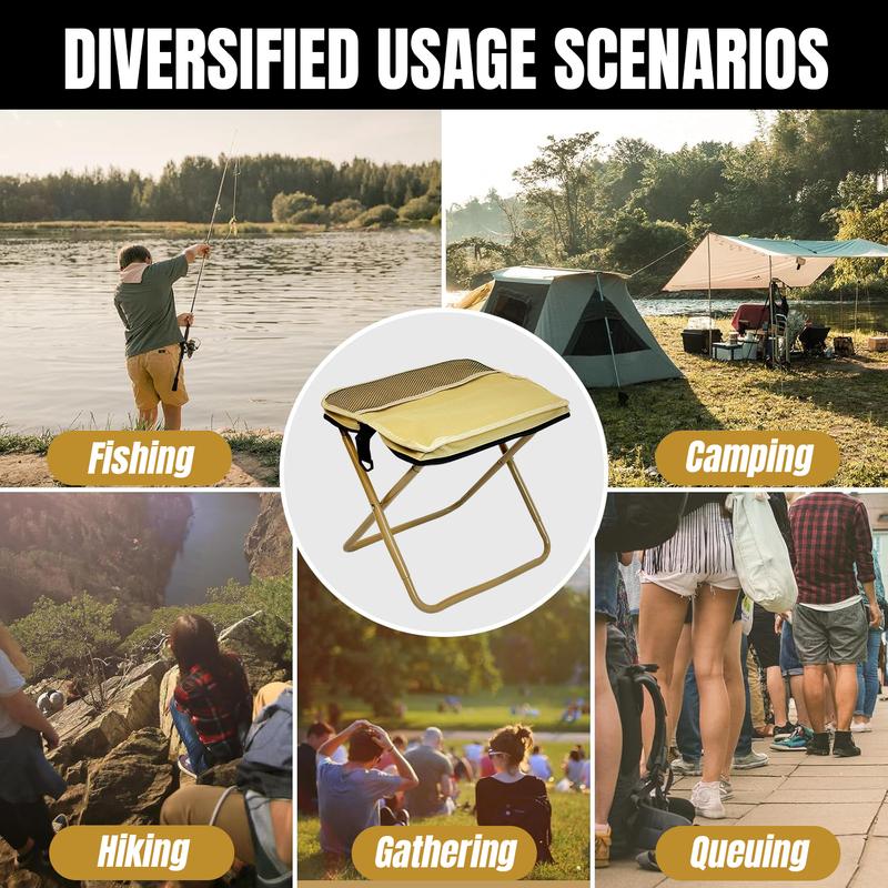 🔥HOST SALES 49% OFF🔥Portable Stool for Mountaineering and Hiking, Foldable Stool with Carrying Bag