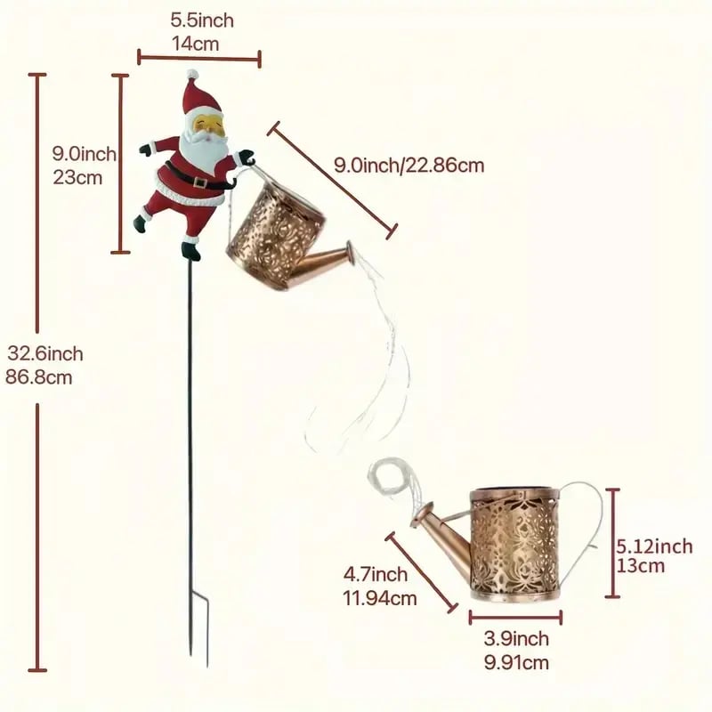 Black Friday 70% OFF-Santa Claus Solar Outdoor Decorative Lights
