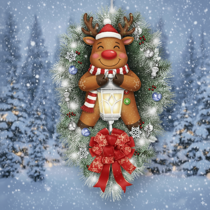 🔥BUY 1 GET 1 FREE🔥🎁"A WARM WINTER WELCOME" SNOWMAN  🌲Sticker⛄