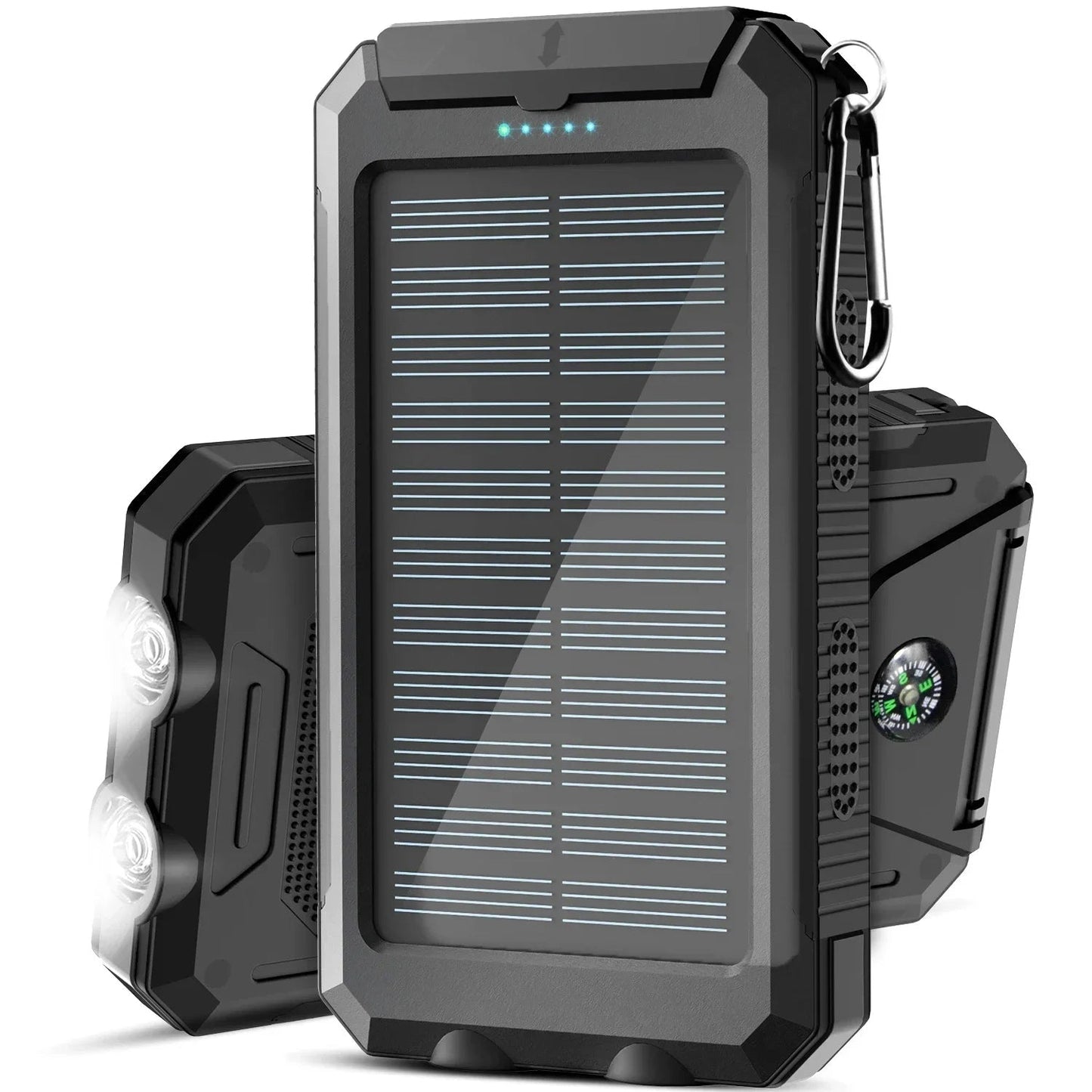 500000mAh Solar Charger - Waterproof & Portable Power Bank