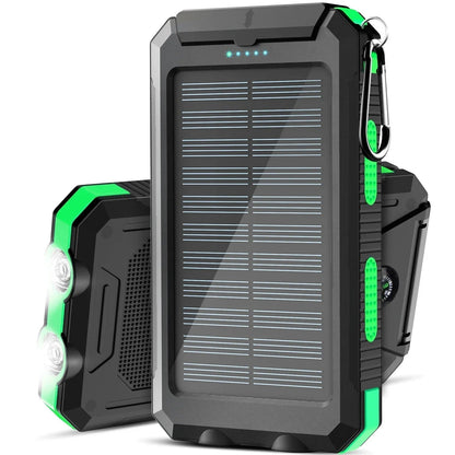 500000mAh Solar Charger - Waterproof & Portable Power Bank