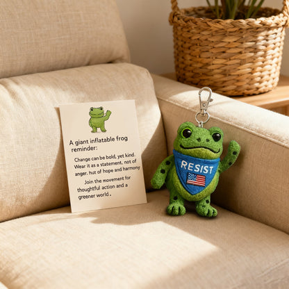 🐸 Portland Frog Reminder Keychain