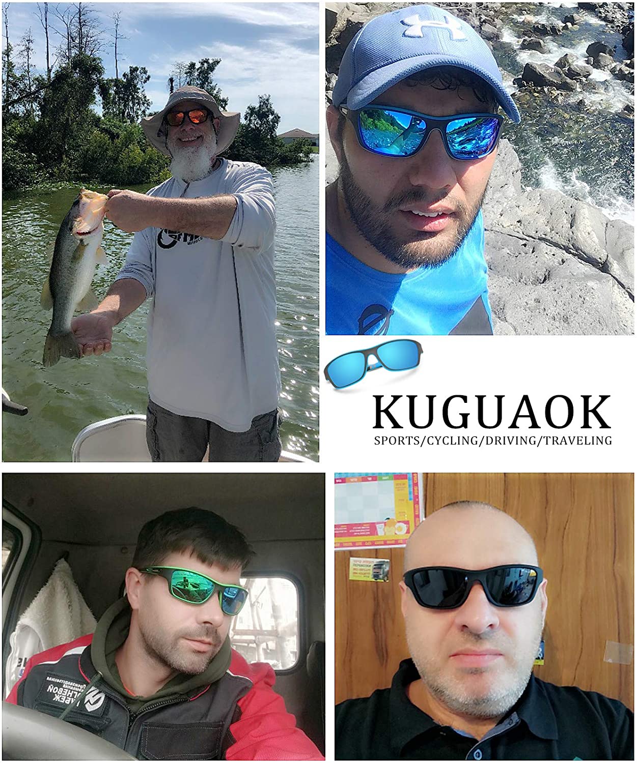 ⏰2025 Men's Outdoor Sports Sunglasses with Anti-glare Polarized Lens