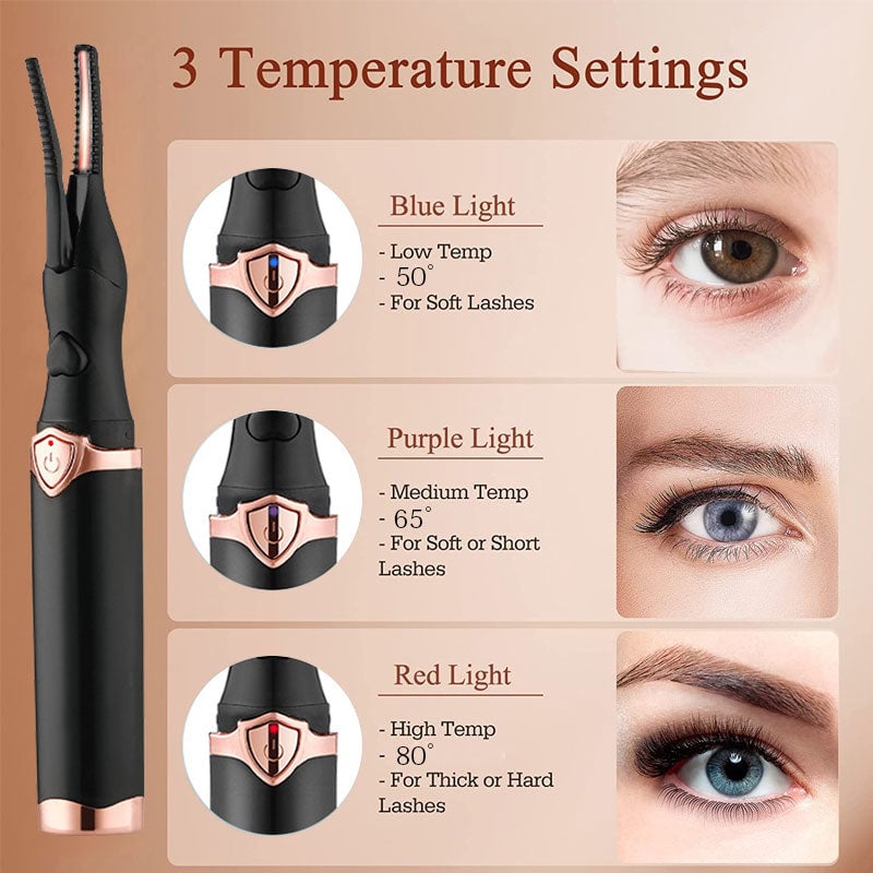 ?Electric Eyelash Curler for Instant Glam Blink & Dazzle! ️