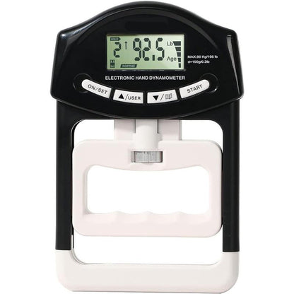 Hand Dynamometer Grip Strength Tester – 198 lbs/90 kg Digital Hand Strength Trainer