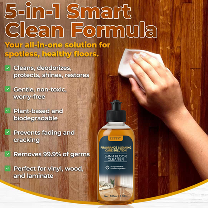 5-in-1 Floor Cleaner - Fast-Drying, Antibacterial, and Eco-Friendly Solution