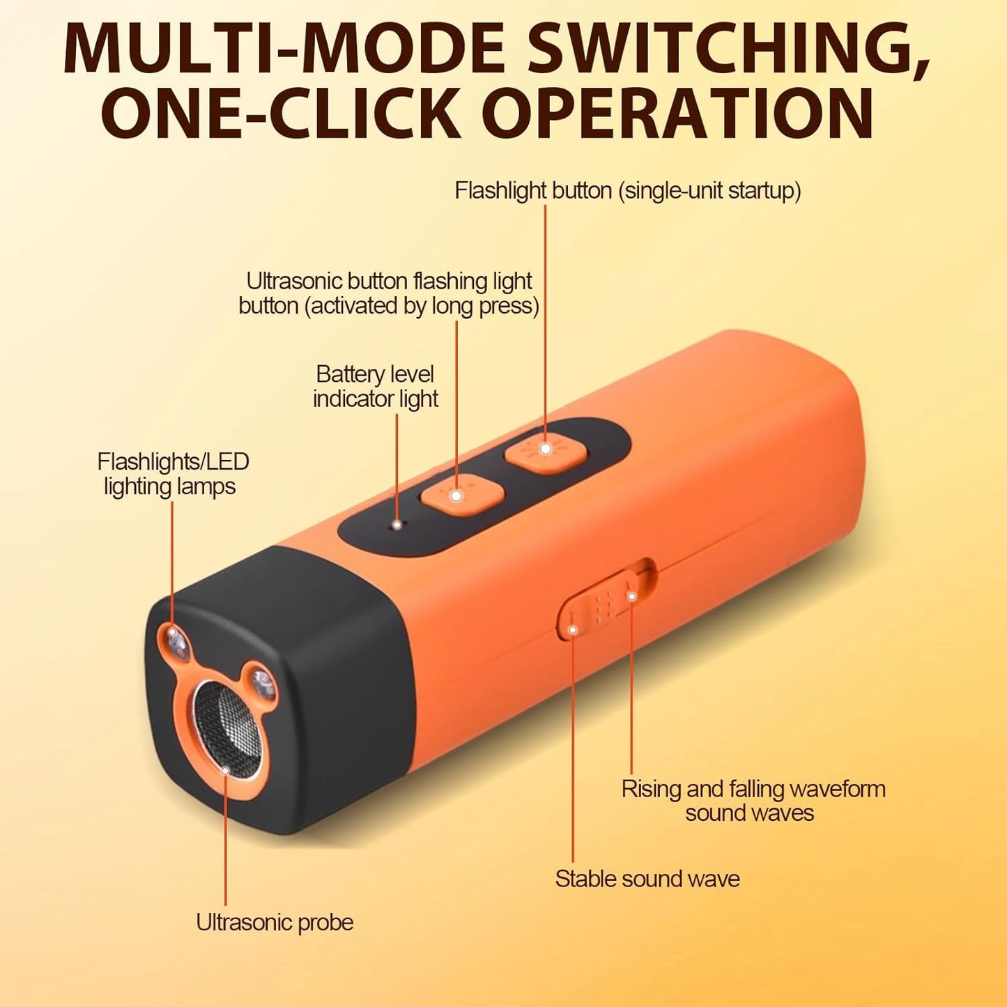 🐶🔊 Stop Excessive Barking Safely – Ultrasonic Dog Training Device