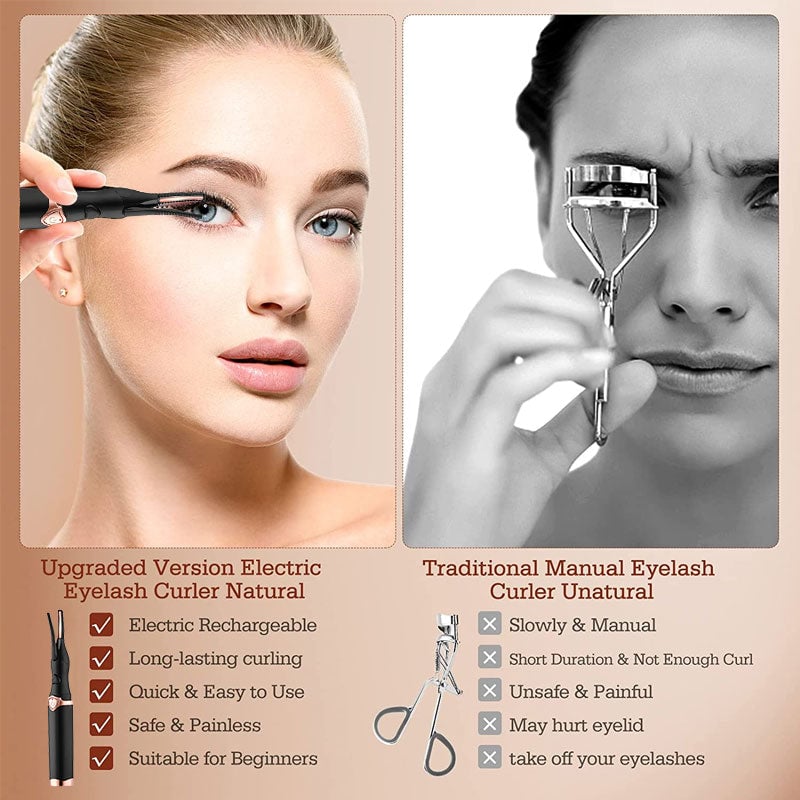 ?Electric Eyelash Curler for Instant Glam Blink & Dazzle! ️