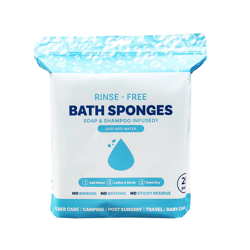 🧼 Disposable Rinse-Free Bathing Wipes