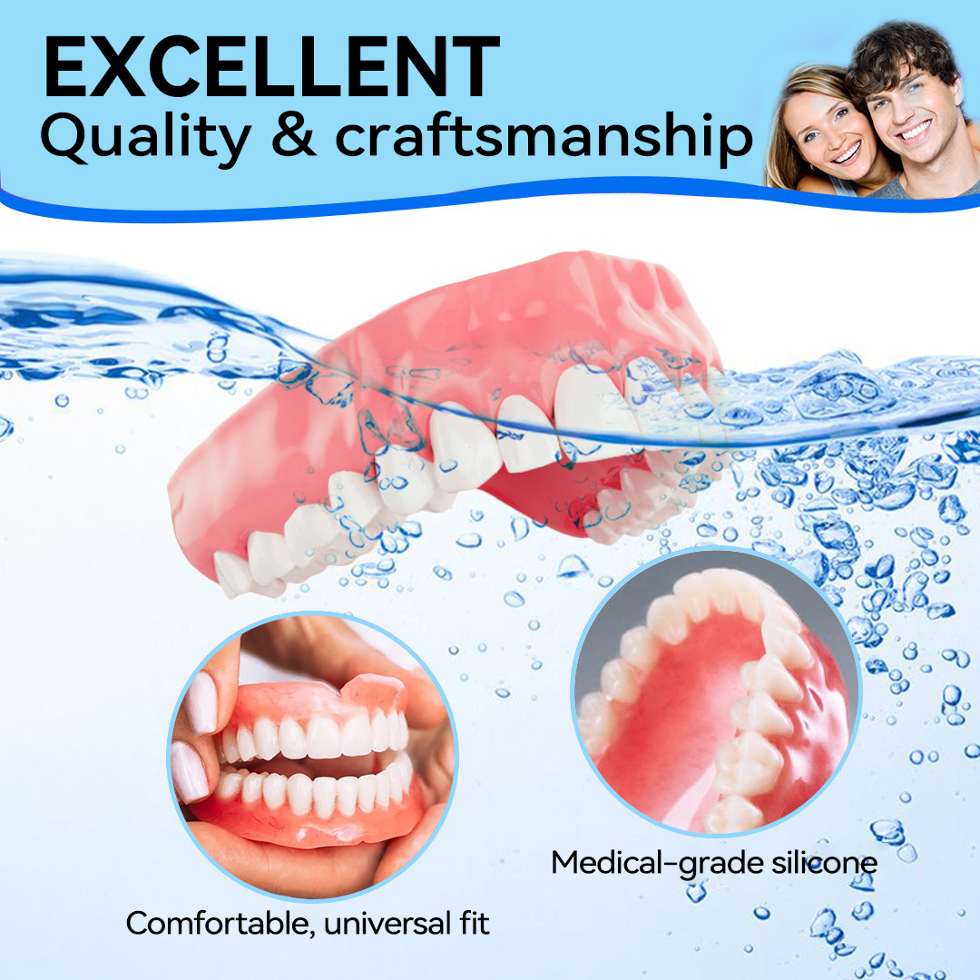 🦷 Silicone Reline Denture Set (⏰Limited Time 80% Off - Last 30 Minutes ⏰)