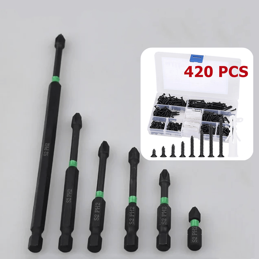 PH2 Magnetic Screwdriver Bit Set -💪Drilling work no longer be complicated!