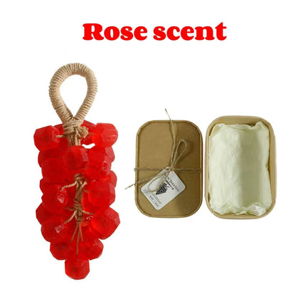 🔥Christmas Sale🔥Personalized Original Handmade Crystal Grape Soap Gentle Cleansing Soap