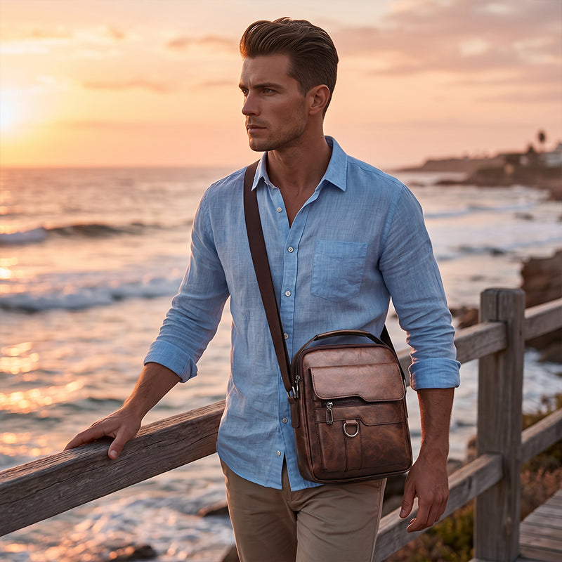 VeyCarry™ Men’s Crossbody Bag — Work. Travel. Everyday Carry.
