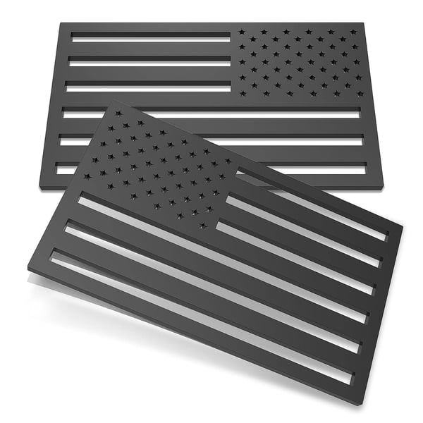 🔥3D American Flag Emblem Decal